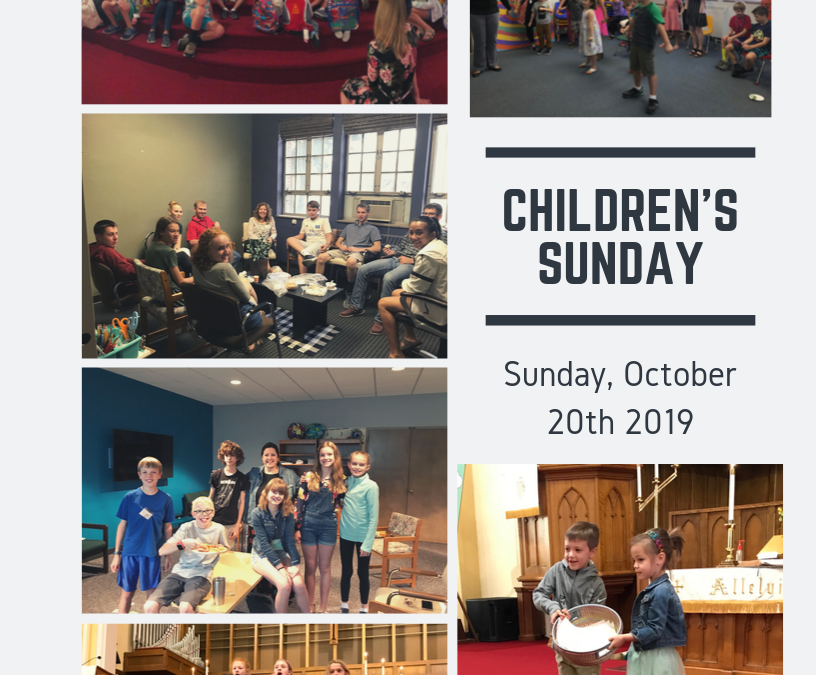 God Talks to Kids, Rev. Jen Hibben, Sunday, October 20, 2019